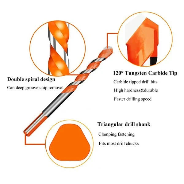 Multi-Function Wall Drill Bit